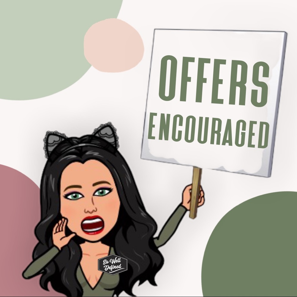 Reasonable offers encouraged so don’t be shy!